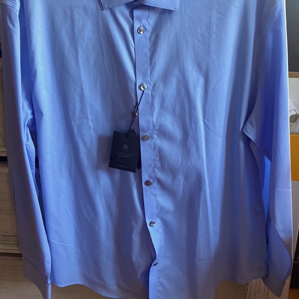 John Varvatos Executive signature tailored slim fit button up dress shirt